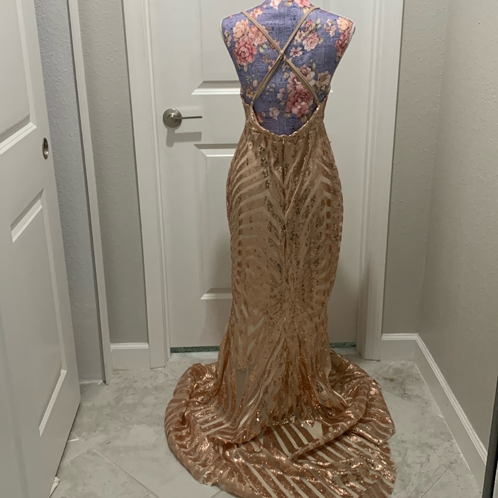 Rose Gold elegant dress